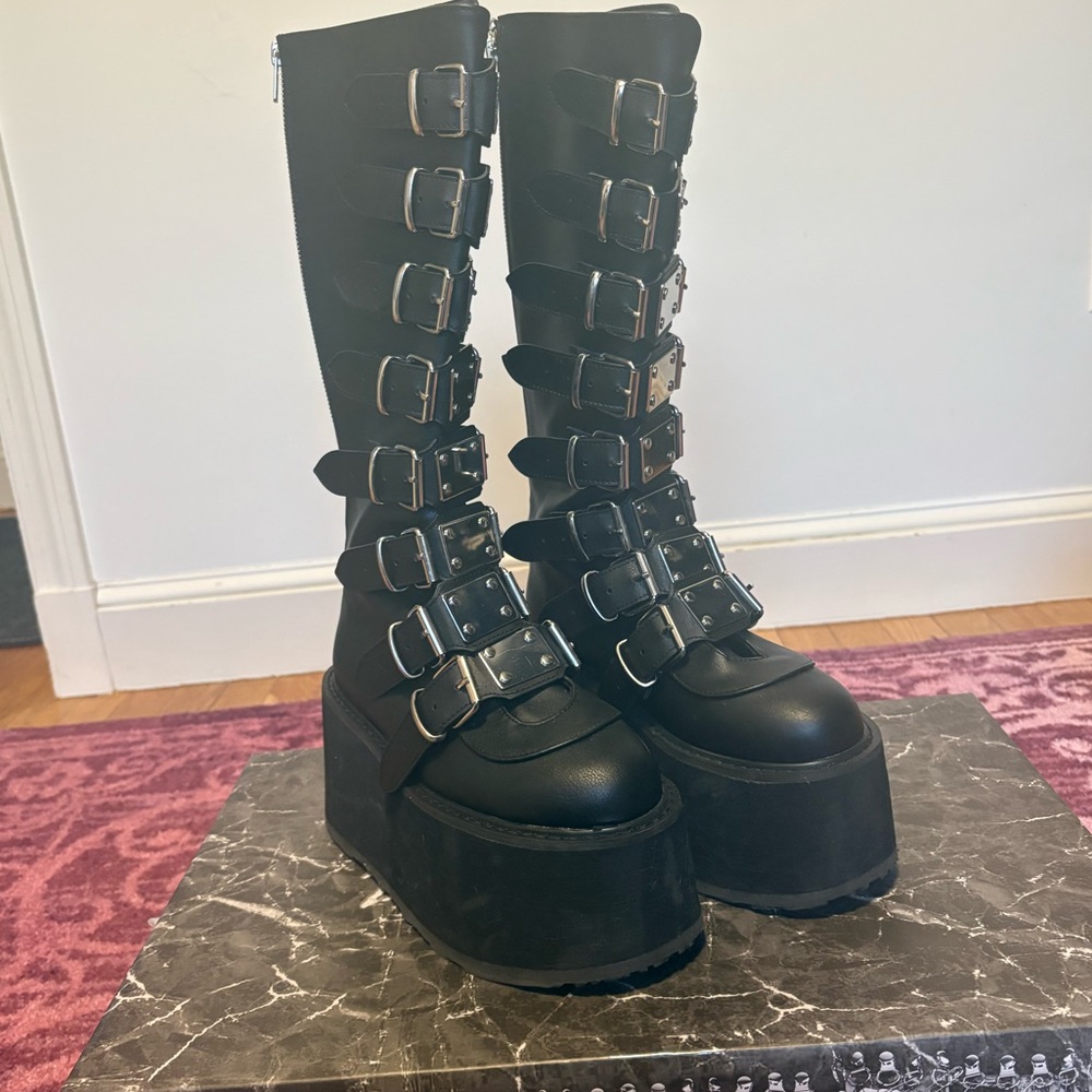 Demonia Knee High Boots